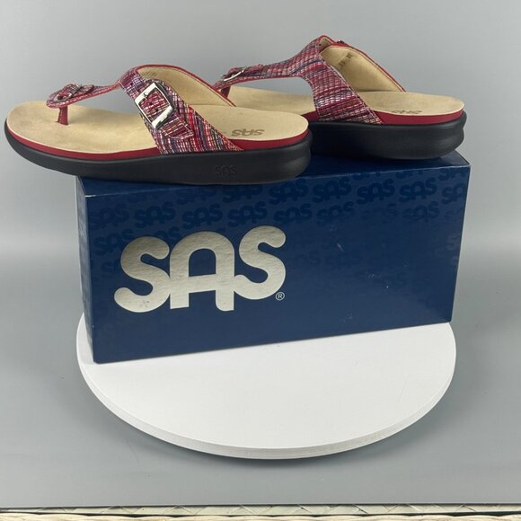 SAS Rainbow Red Sandals - Picture 5 of 6